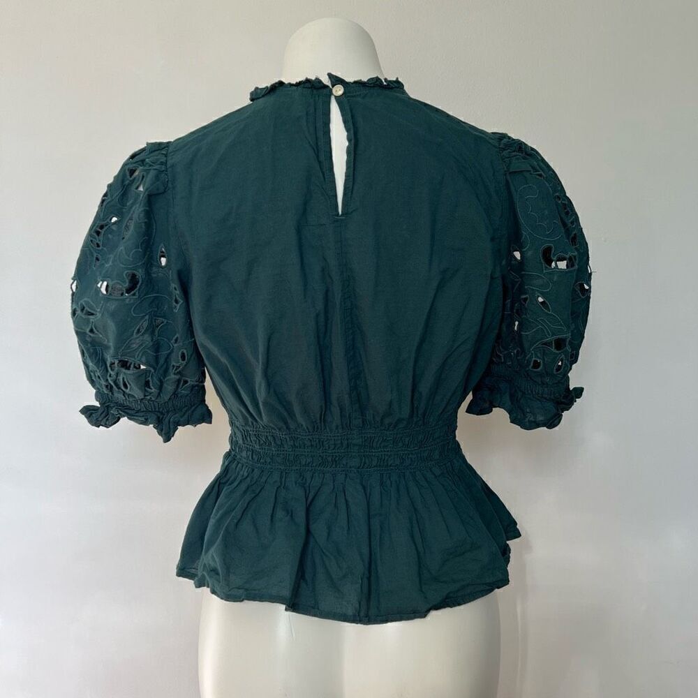 Universal Thread Puff Sleeve Peplum Top - Picture 5 of 7